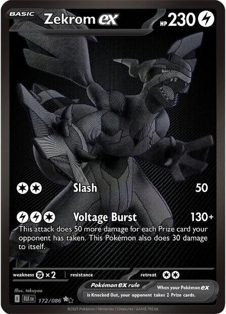 Image for Zekrom ex (172/086) - Pokemon