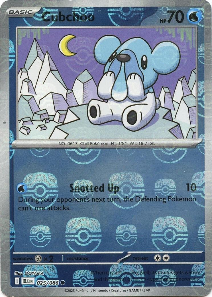 Cubchoo (Master Ball Pattern) (025/086)