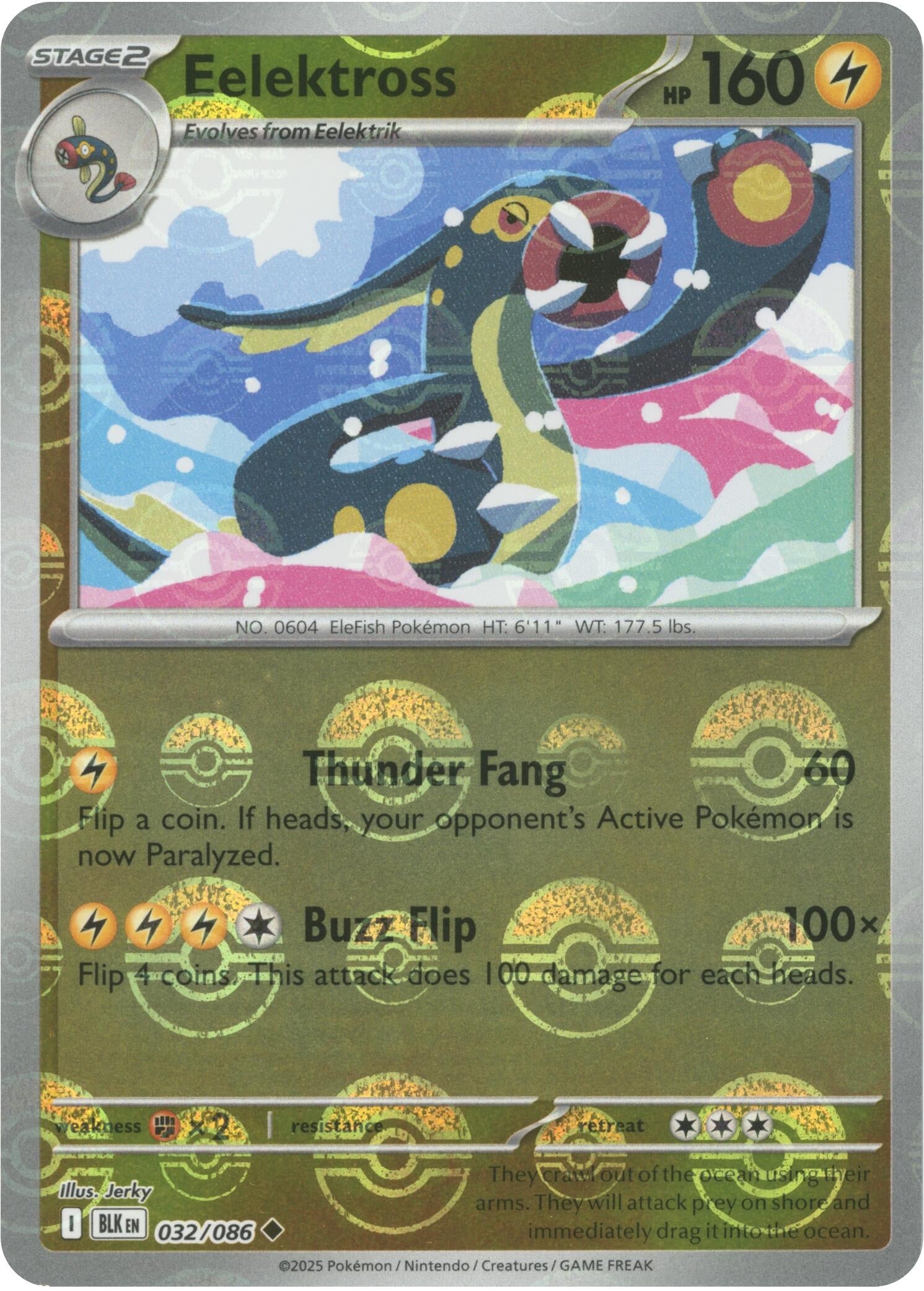 Image for Eelektross (Poke Ball Pattern) (032/086) - Pokemon