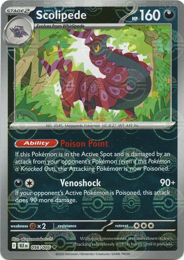 Image for Scolipede (Poke Ball Pattern) (056/086) - Pokemon