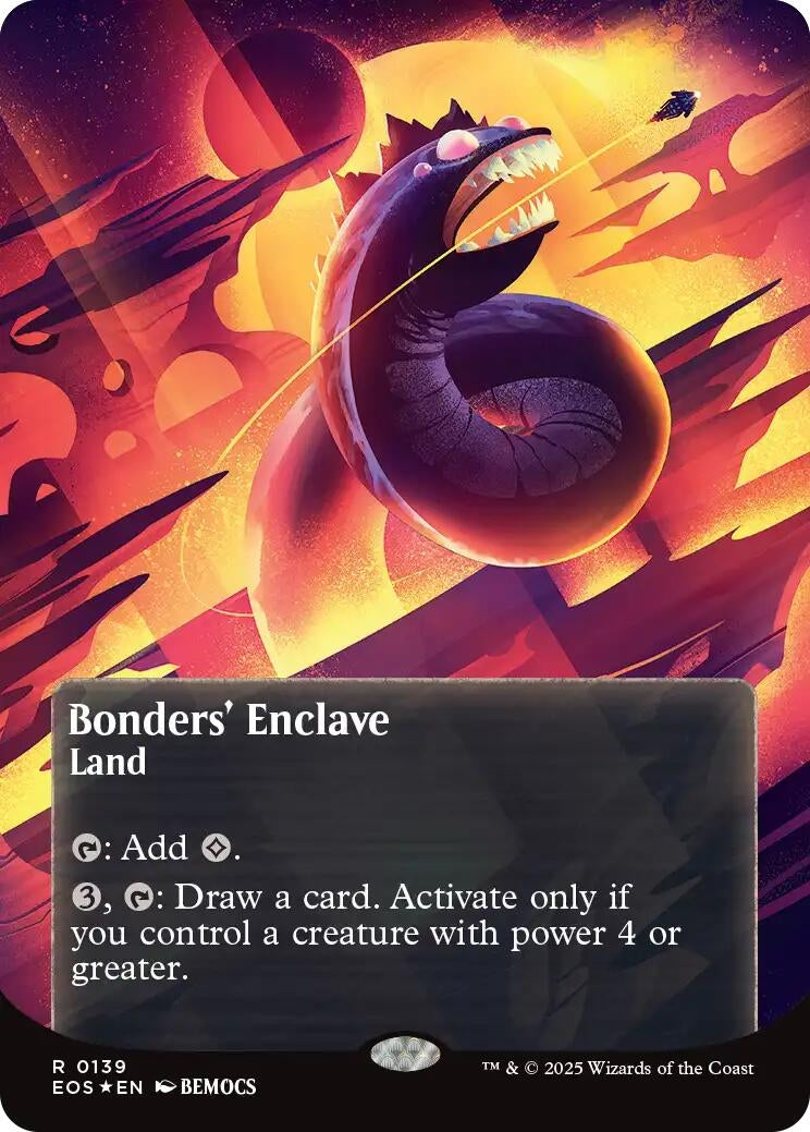 Image for Bonders' Enclave (0139) (Borderless) (Galaxy Foil) (139) - Magic: The Gathering