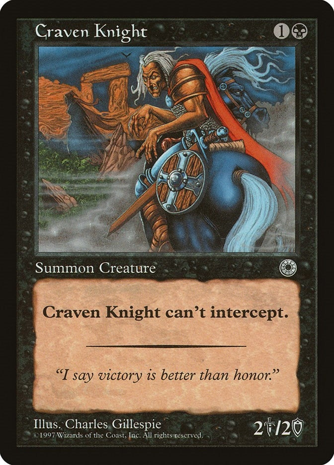 Image for Craven Knight - Magic: The Gathering