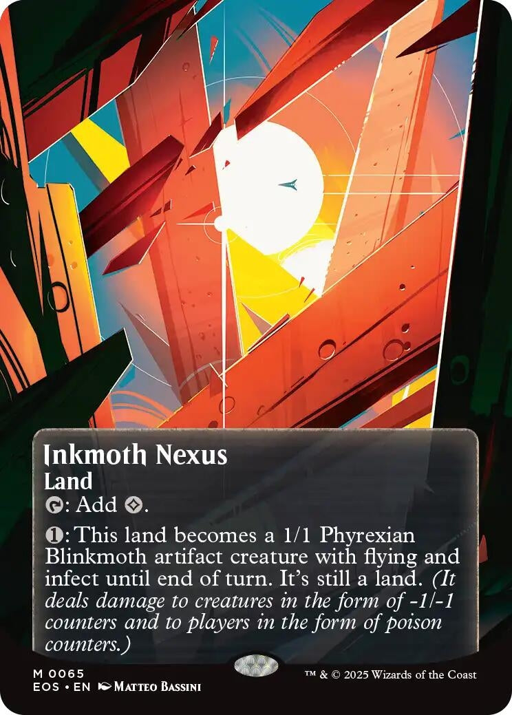 Image for Inkmoth Nexus (0065) (Borderless) (65) - Magic: The Gathering