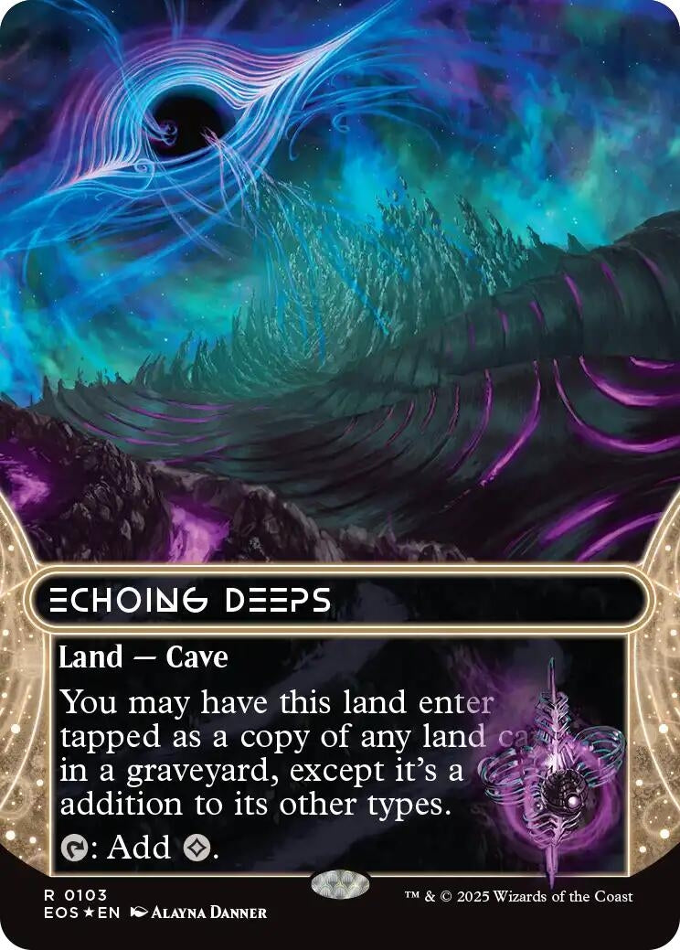 Image for Echoing Deeps (0103) (Borderless) (Galaxy Foil) (103) - Magic: The Gathering