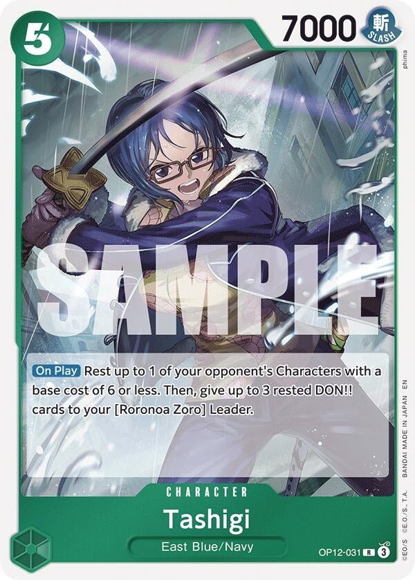 Image for Tashigi (OP12-031) - One Piece Card Game