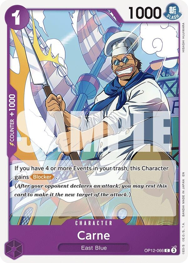 Image for Carne (OP12-066) - One Piece Card Game
