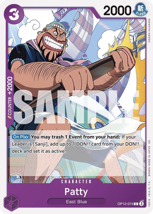Image for Patty (OP12-074) - One Piece Card Game