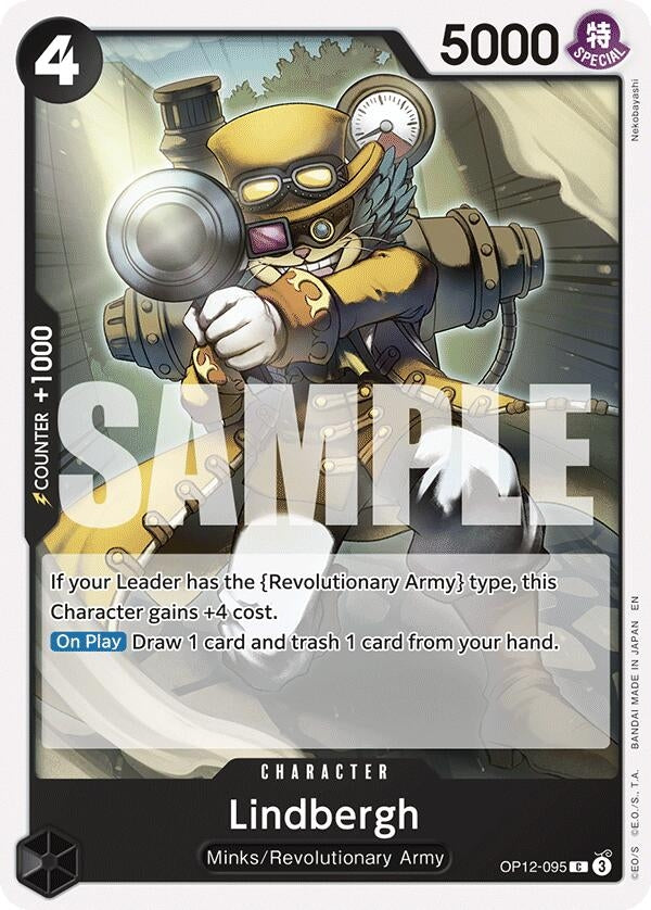 Image for Lindbergh (OP12-095) - One Piece Card Game