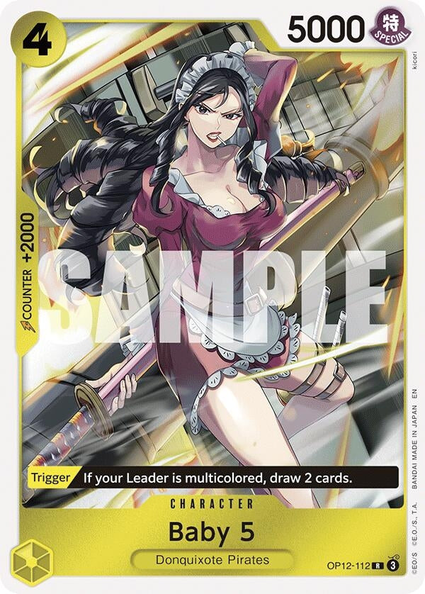 Image for Baby 5 (112) (OP12-112) - One Piece Card Game