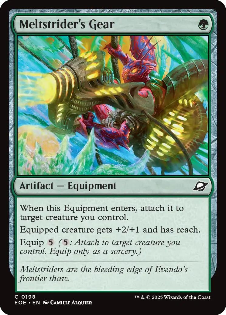 Image for Meltstrider's Gear (198) - Magic: The Gathering