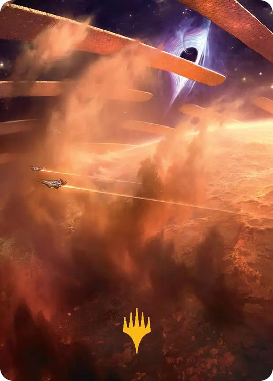 Adagia, Windswept Bastion Art Card (Gold-Stamped Planeswalker Symbol) (29)
