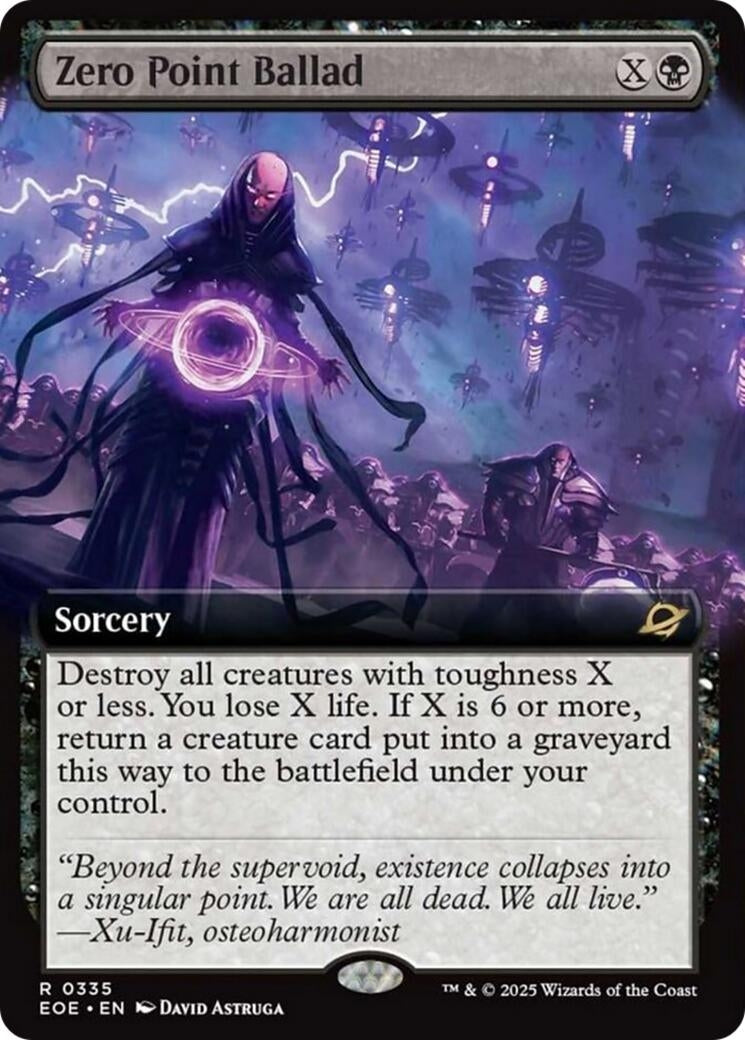 Image for Zero Point Ballad (Extended Art) (335) - Magic: The Gathering