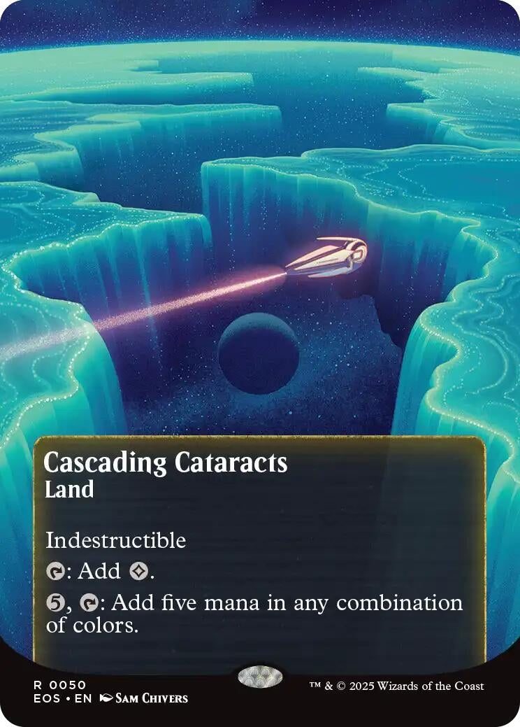 Image for Cascading Cataracts (0050) (Borderless) (50) - Magic: The Gathering