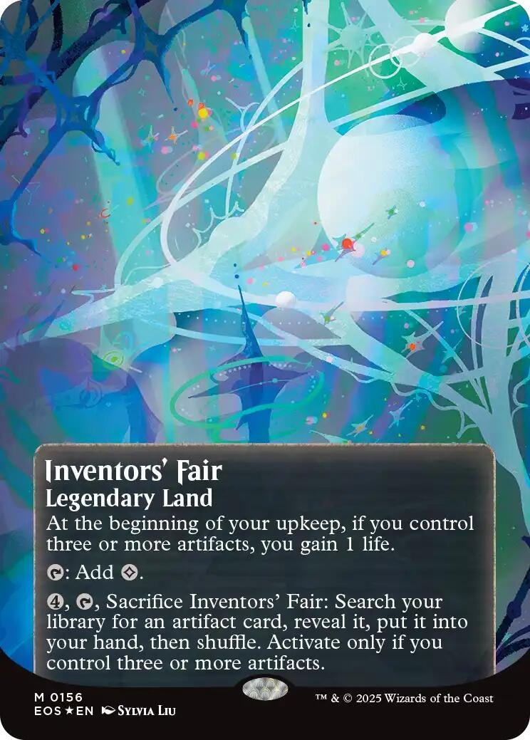 Image for Inventors' Fair (0156) (Borderless) (Galaxy Foil) (156) - Magic: The Gathering