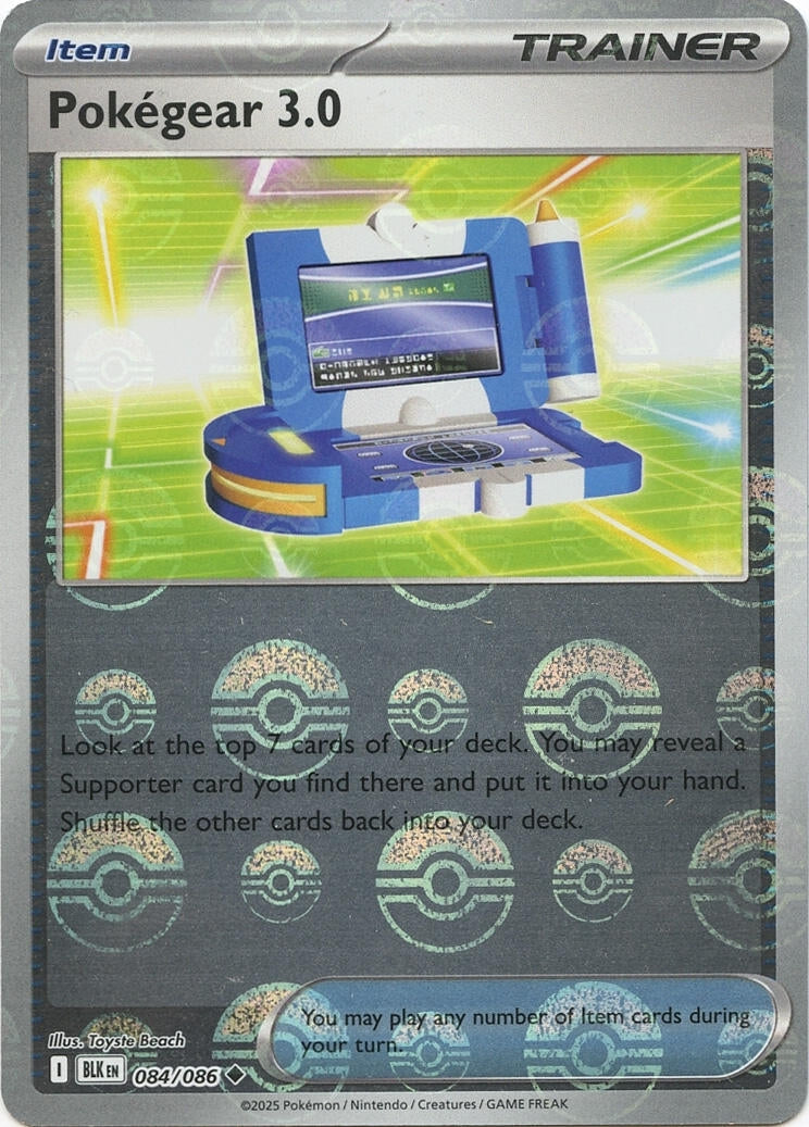 Image for Pokegear 3.0 (Poke Ball Pattern) (084/086) - Pokemon
