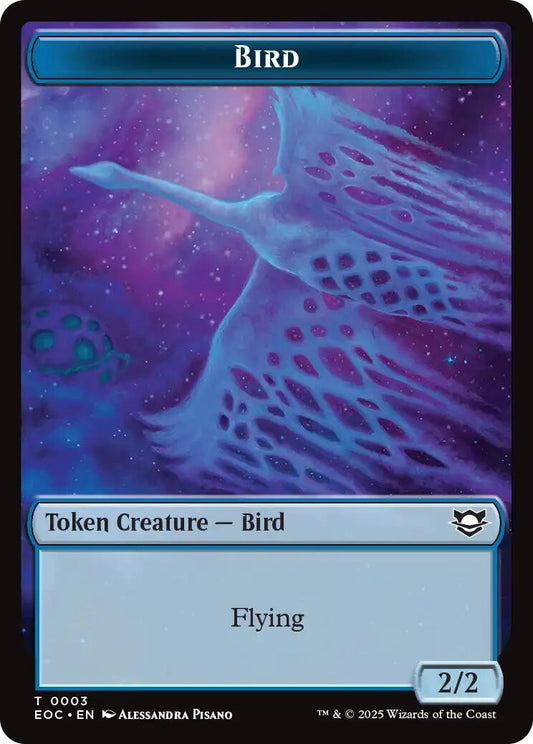 Image for Bird // Golem (0012) Double-Sided Token (3 // 12) - Magic: The Gathering