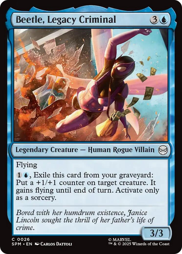 Image for Beetle, Legacy Criminal (26) - Magic: The Gathering