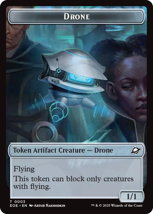 Image for Drone // Lander (0006) Doubled-Sided Token (3 // 6) - Magic: The Gathering