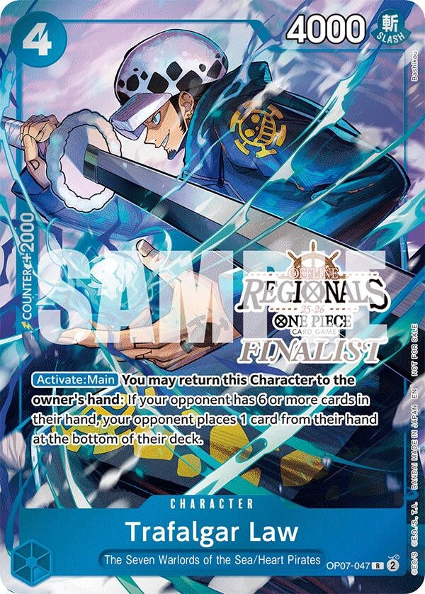 Image for Trafalgar Law (Offline Regional Finalist Card Set 2025 Vol.2) (OP07-047) - One Piece Card Game