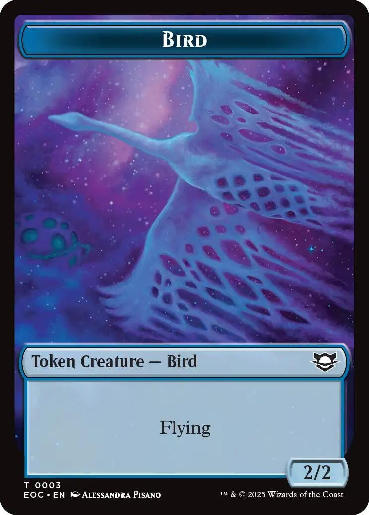 Image for Bird // Pest Double-Sided Token (3 // 9) - Magic: The Gathering