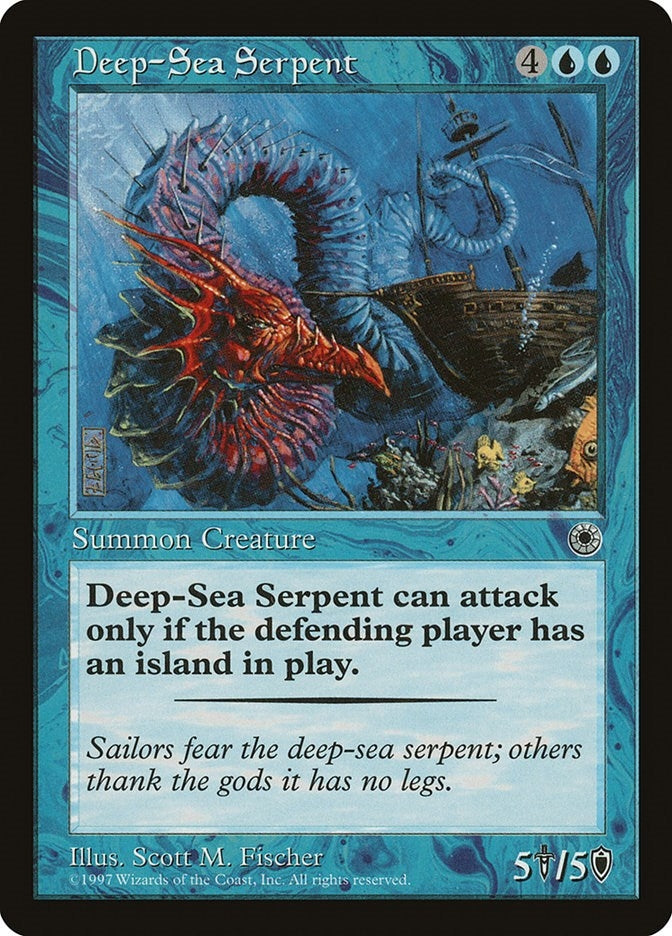 Image for Deep-Sea Serpent - Magic: The Gathering