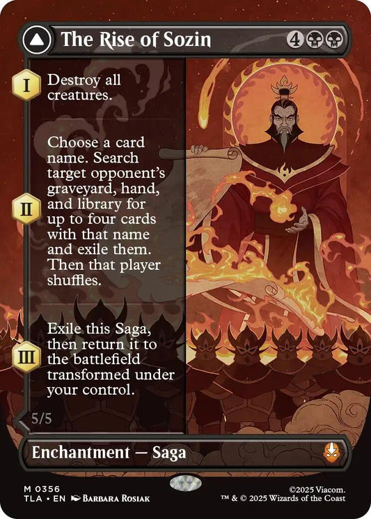 Image for The Rise of Sozin (Borderless) (356) - Magic: The Gathering