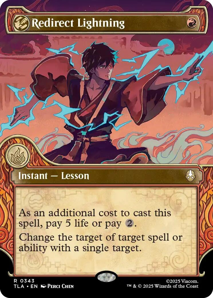 Image for Redirect Lightning (Showcase) (343) - Magic: The Gathering