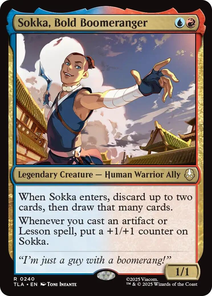 Image for Sokka, Bold Boomeranger (240) - Magic: The Gathering