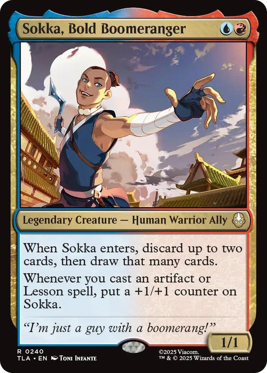 Image for Sokka, Bold Boomeranger (240) - Magic: The Gathering