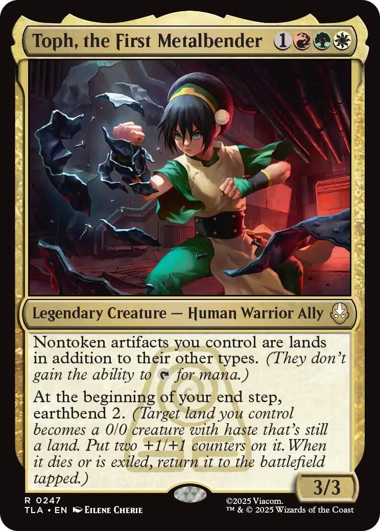 Image for Toph, the First Metalbender (247) - Magic: The Gathering