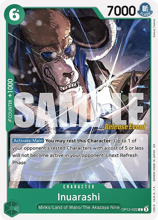 Image for Inuarashi (OP12-022) - One Piece Card Game