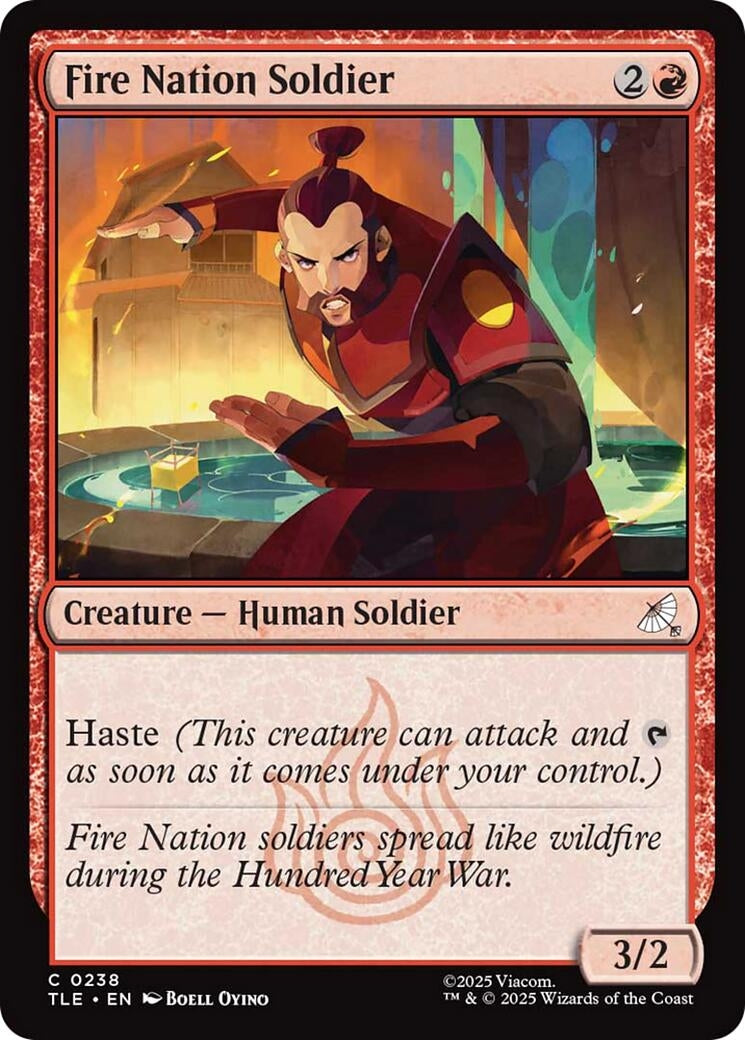Image for Fire Nation Soldier (0238) (238) - Magic: The Gathering