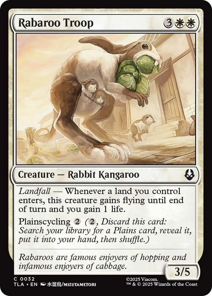 Image for Rabaroo Troop (32) - Magic: The Gathering
