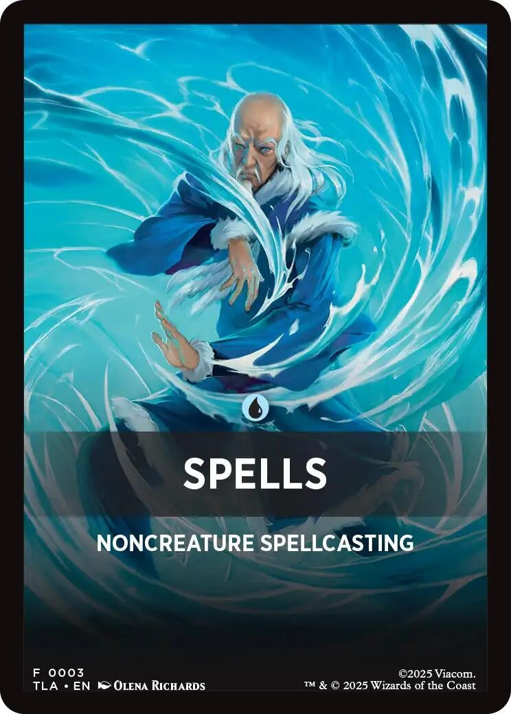 Image for Spells Theme Card (3) - Magic: The Gathering