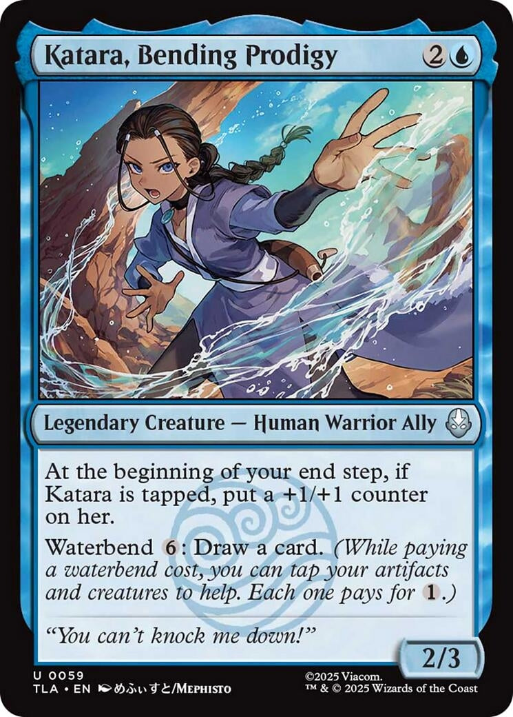 Image for Katara, Bending Prodigy (59) - Magic: The Gathering