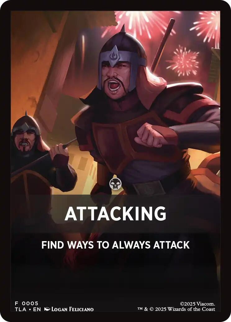Image for Attacking Theme Card (5) - Magic: The Gathering