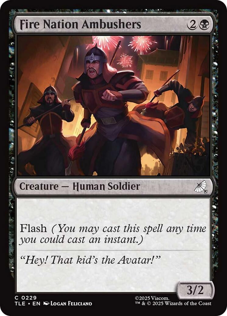 Image for Fire Nation Ambushers (229) - Magic: The Gathering