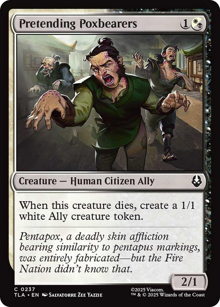 Image for Pretending Poxbearers (237) - Magic: The Gathering