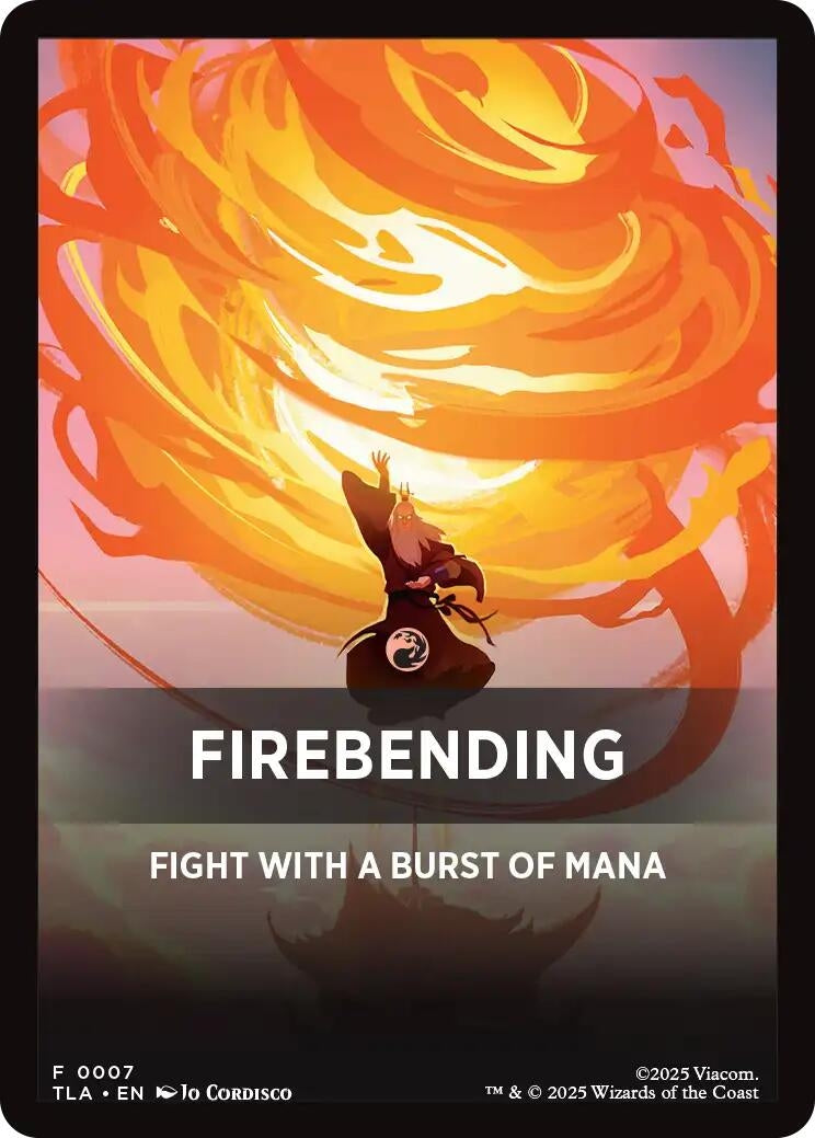 Image for Firebending Theme Card (0007) (7) - Magic: The Gathering