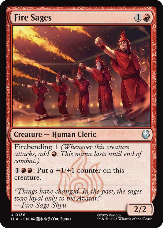 Image for Fire Sages (136) - Magic: The Gathering