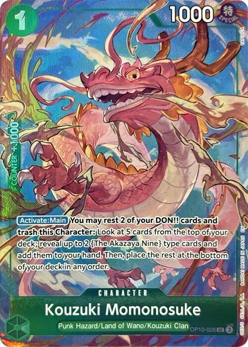 Image for Kouzuki Momonosuke (Premium Card Collection -Best Selection Vol. 4-) (OP10-028) - One Piece Card Game