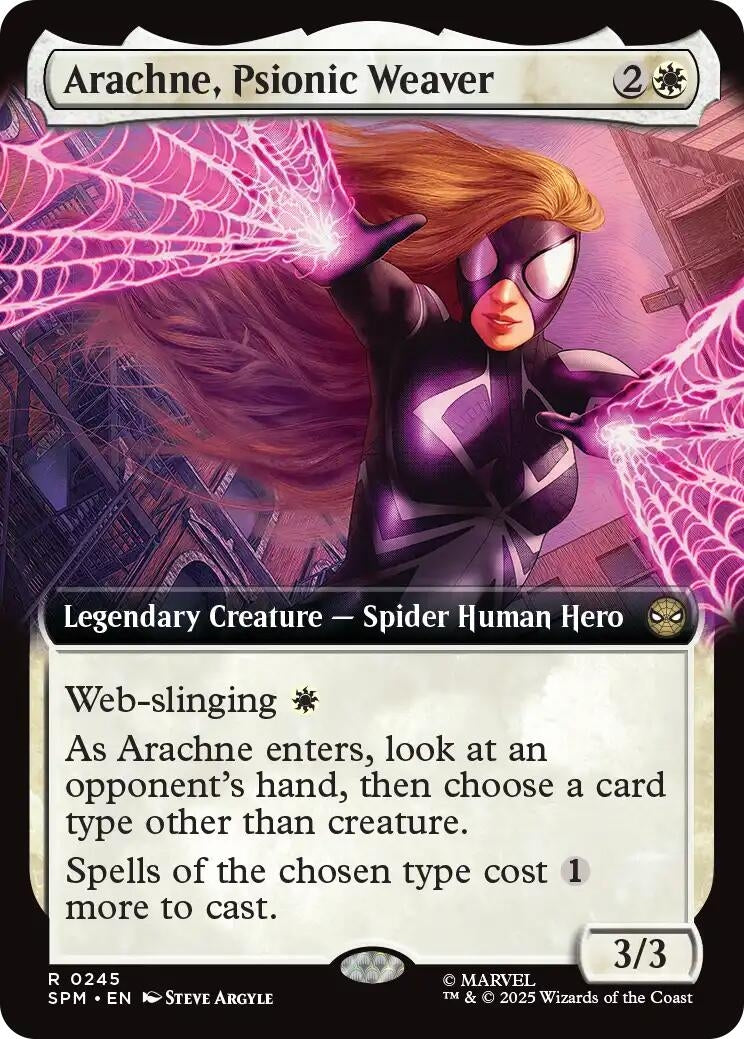 Arachne, Psionic Weaver (Extended Art) (245)