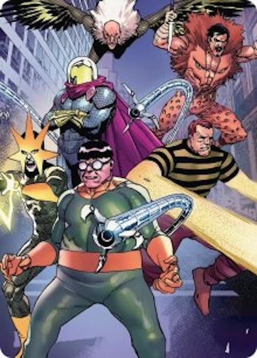 Image for Behold the Sinister Six! Art Card (45/54) (45) - Magic: The Gathering