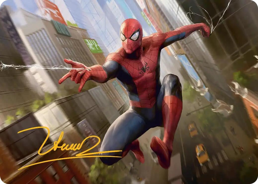 Amazing Spider-Man Art Card (24/54) (Gold-Stamped Signature) (24)