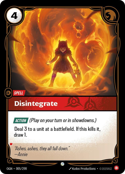 Disintegrate (005/298)