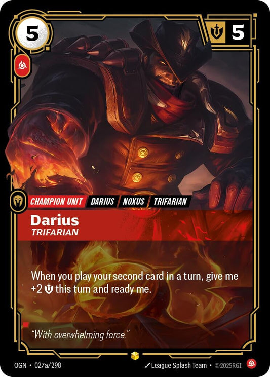 Darius - Trifarian (Alternate Art) (027a/298)