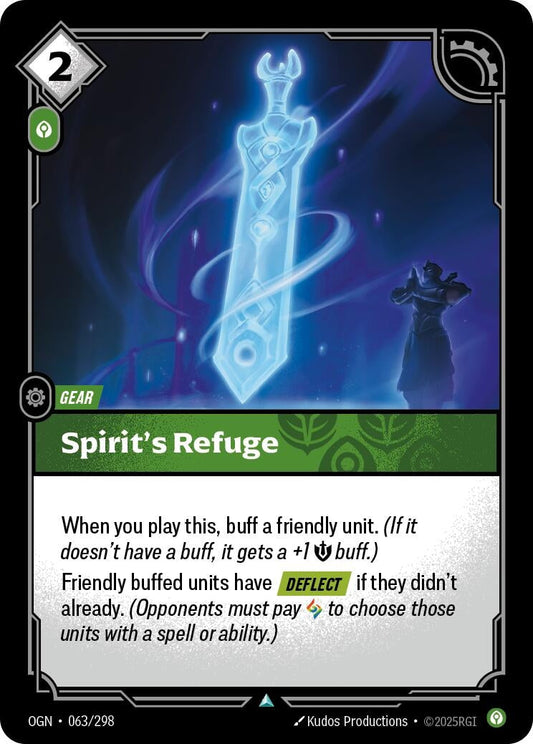 Image for Spirit's Refuge (063/298) - Riftbound: League of Legends Trading Card Game