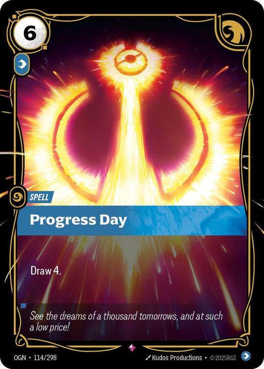 Image for Progress Day (114/298) - Riftbound: League of Legends Trading Card Game