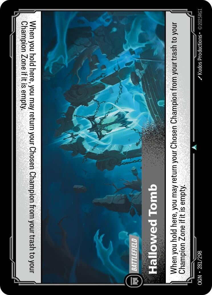 Image for Hallowed Tomb (281/298) - Riftbound: League of Legends Trading Card Game