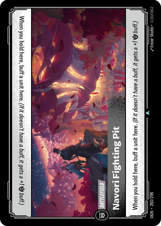 Image for Navori Fighting Pit (283/298) - Riftbound: League of Legends Trading Card Game